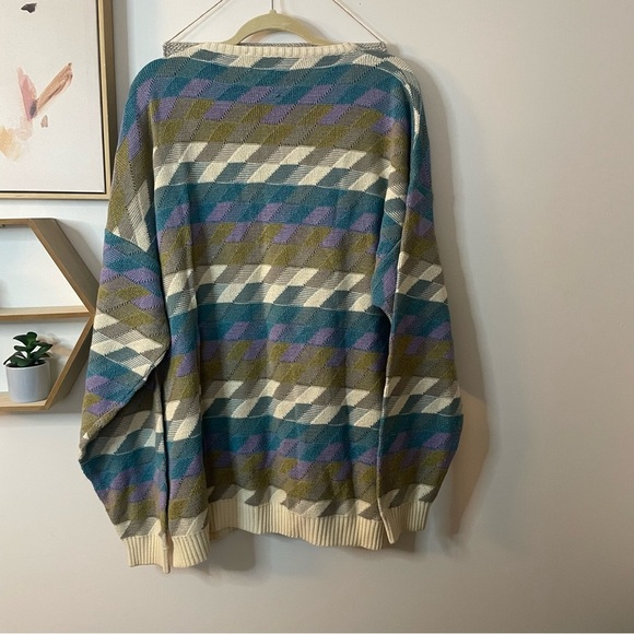 Pronto- Uomo Men's Multicolor Sweater 2XL - Picture 2 of 7